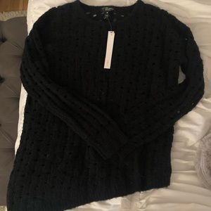 Bloomingdales AQUA brand black sweater
